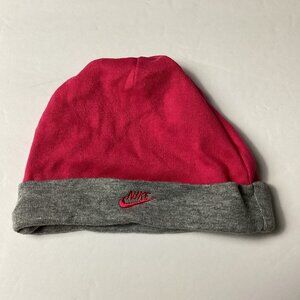 Nike Red & Gray Baby Beanie Size 6-12M